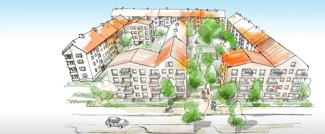
                  spar+bau-Quartier in Wettbergen
